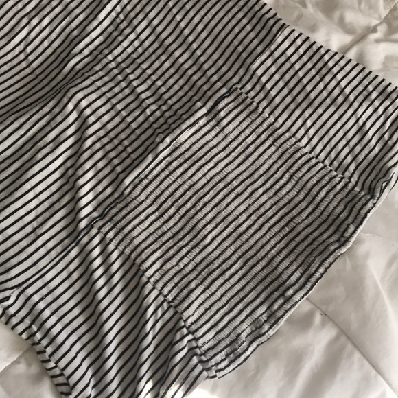 Jolt striped short sleeve tee with tie top - Picture 4 of 4